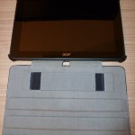 Vilros UltraSlim A700 aufgeklappt mit Tablet