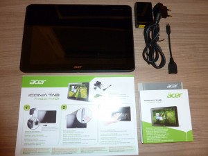 Acer Iconia A700 Lieferumfang